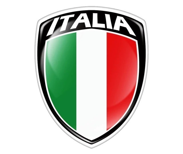 防水 3D 立体ステッカー シール トリコローレ 三色旗 イタリア ITALIA 国旗 vespa ベスパ ヴェスパ スクーター バイク 車 ヘルメット_画像1