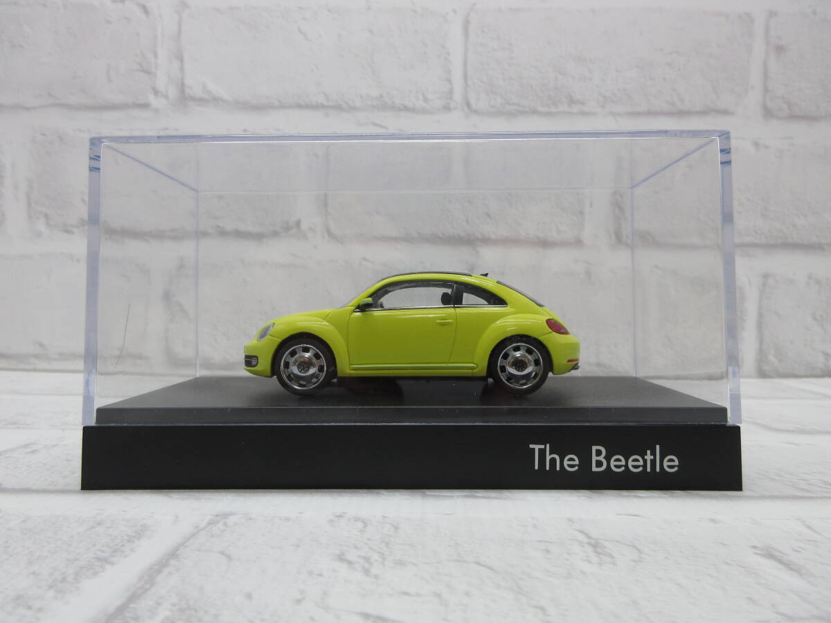 ミニカー　1/43　フォルクスワーゲン　ザ ビートル　The Beetle　イエロー　ディーラー正規品　モデルカー_画像2