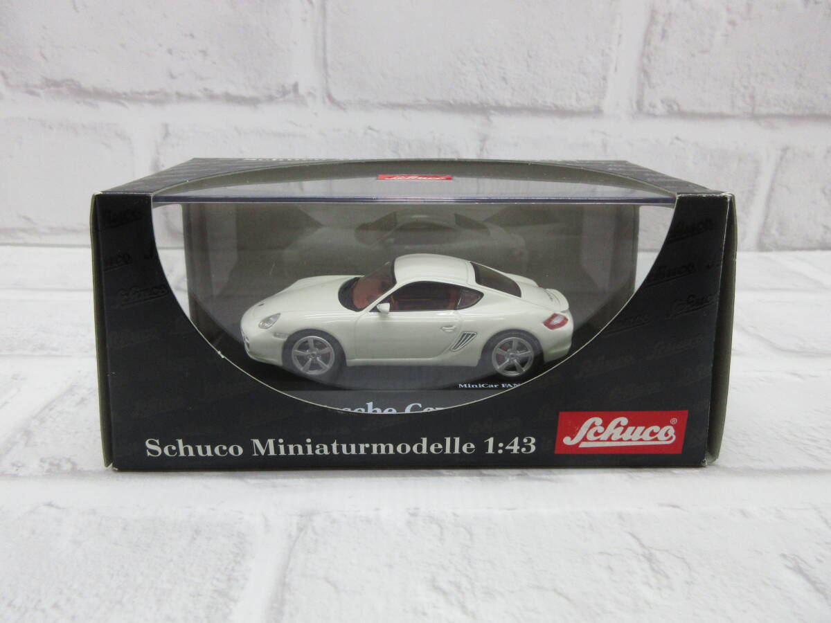 ミニカー 1/43 シュコー ポルシェ ケイマンS ホワイト モデルカー