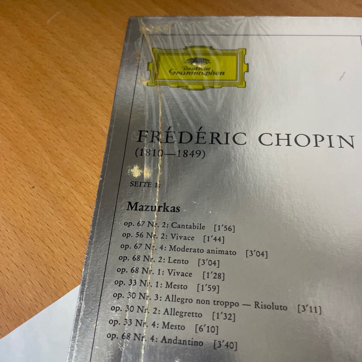 レコード0410)帯付 美盤 西ドイツ盤シルバージャケ Arturo Benedetti Michelangeli Chopin: 10 Mazurkas / Prlude Op. 45 / Ballade Op.23_画像5