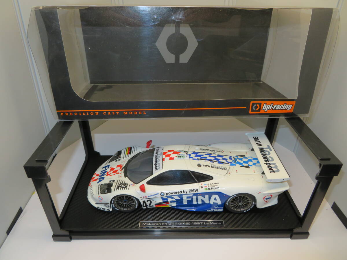 HPI 1/18 FINA マクラーレン F1 GTR #42 1997 LM ロングテール 8863 McLaren F1 GTR #42 1997 Le Mansの画像10