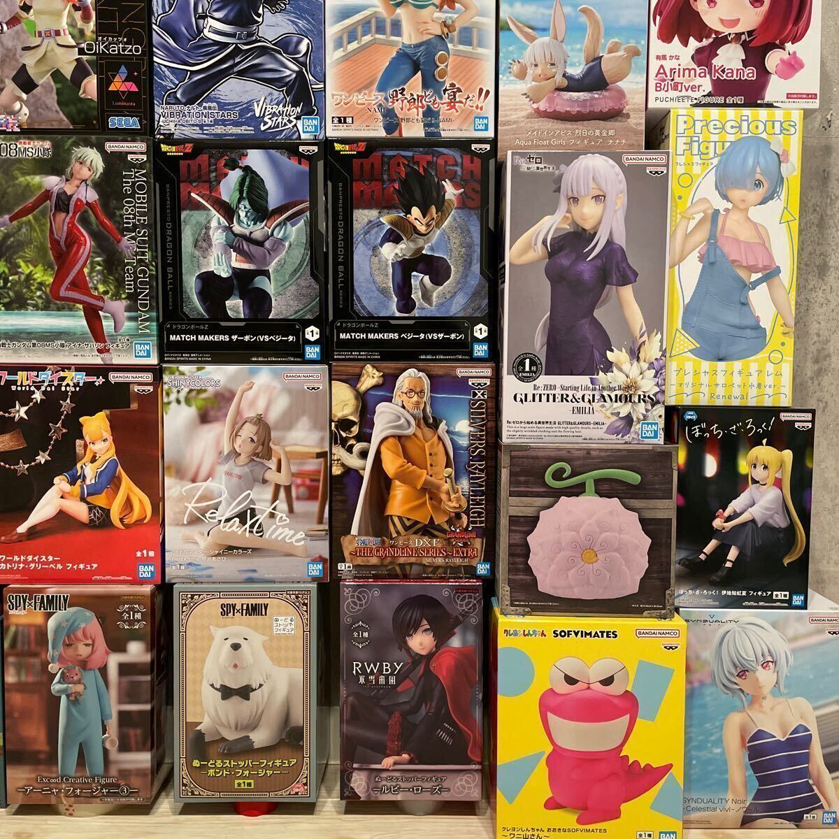  prize figure set sale One-piece ... . Naruto ... blade Gundam Dragon Ball li Zero etc. new goods unopened large amount 50 body set 