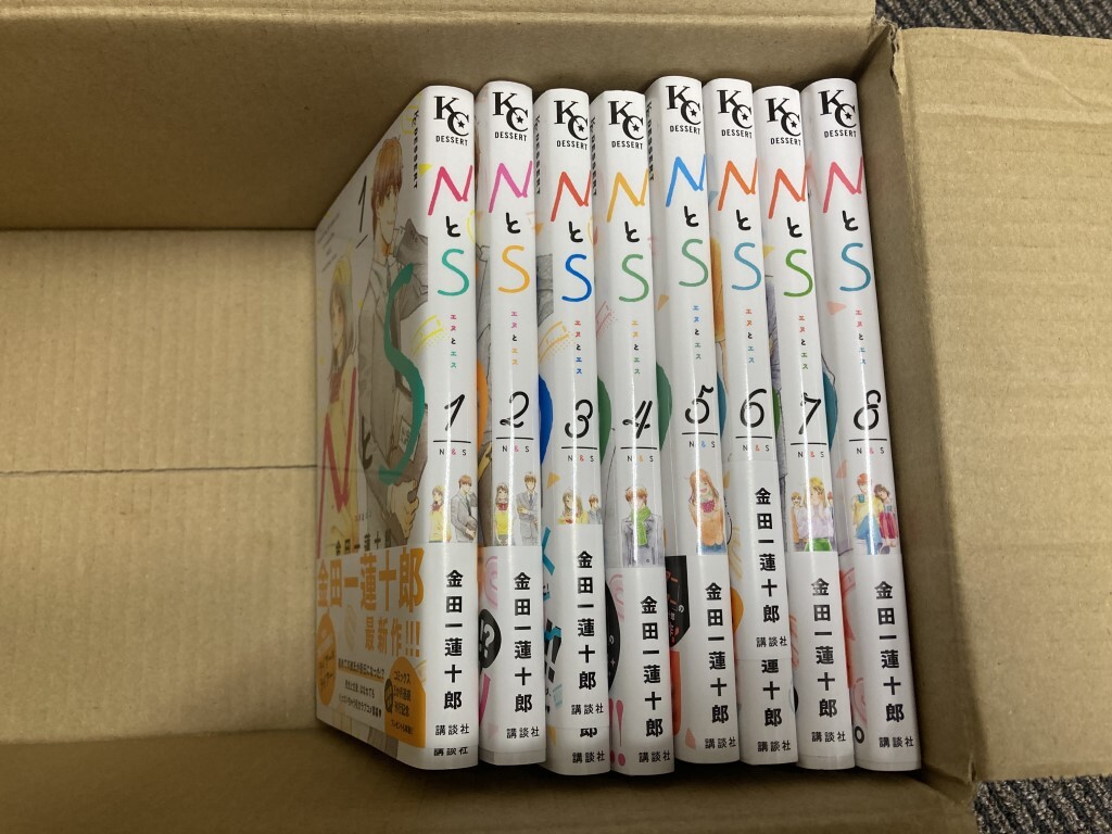 □全巻セット□　[帯付]　NとS　全８巻　 金田一蓮十郎_画像2