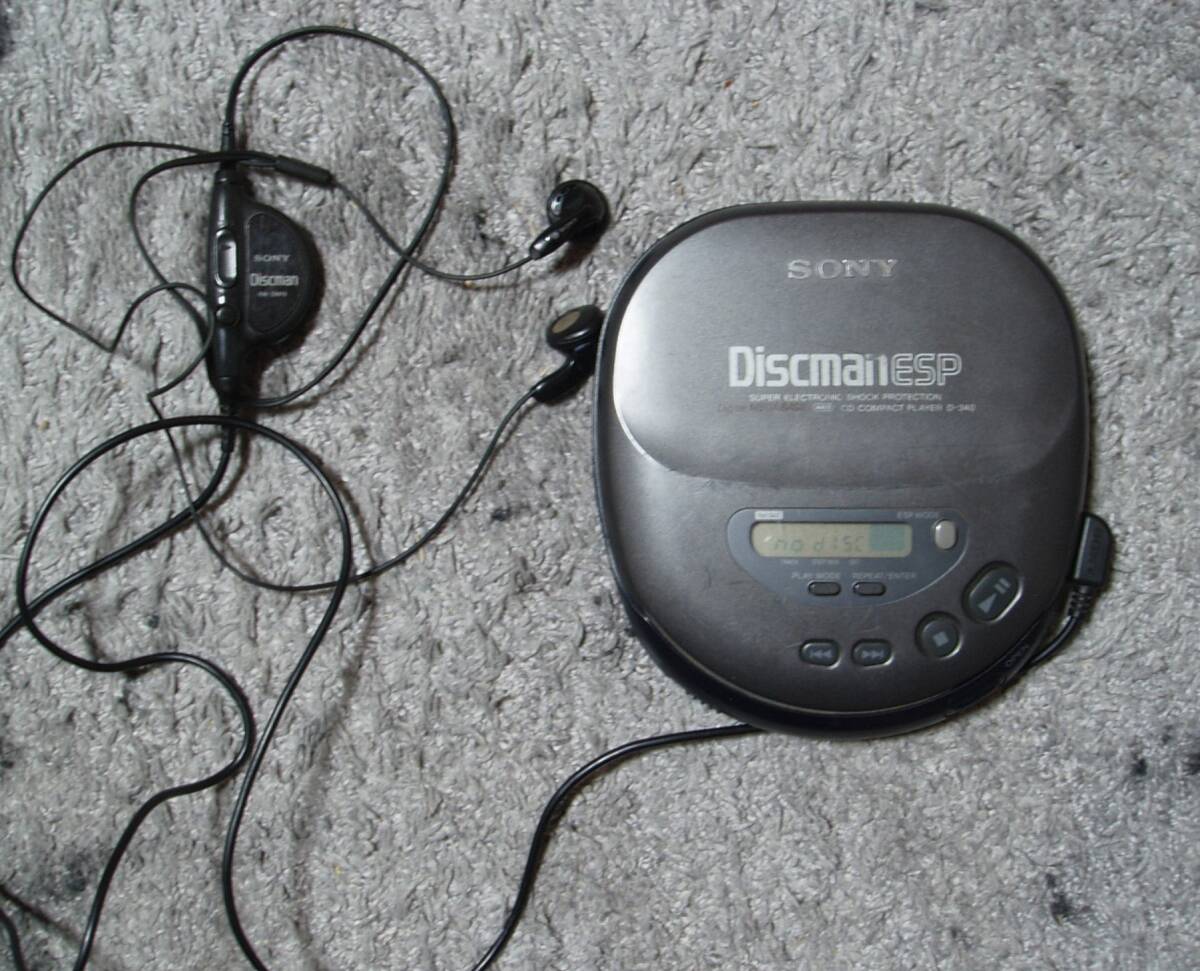 SONY Discman D-340 ジャンク扱い_画像1