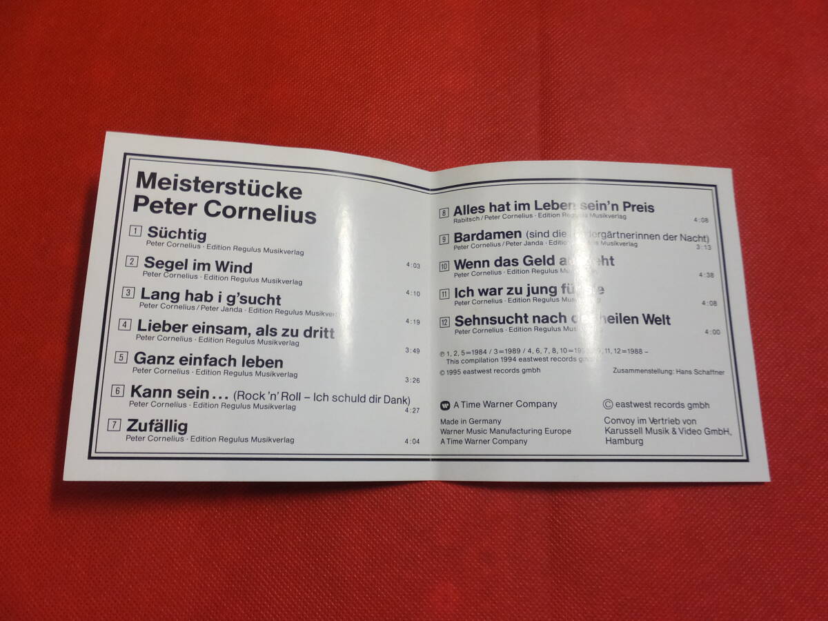 CD (輸入盤)　Peter Cornelius / Meisterstucke　コンピ盤　オーストリアのシンガーソングライター　中古_画像8