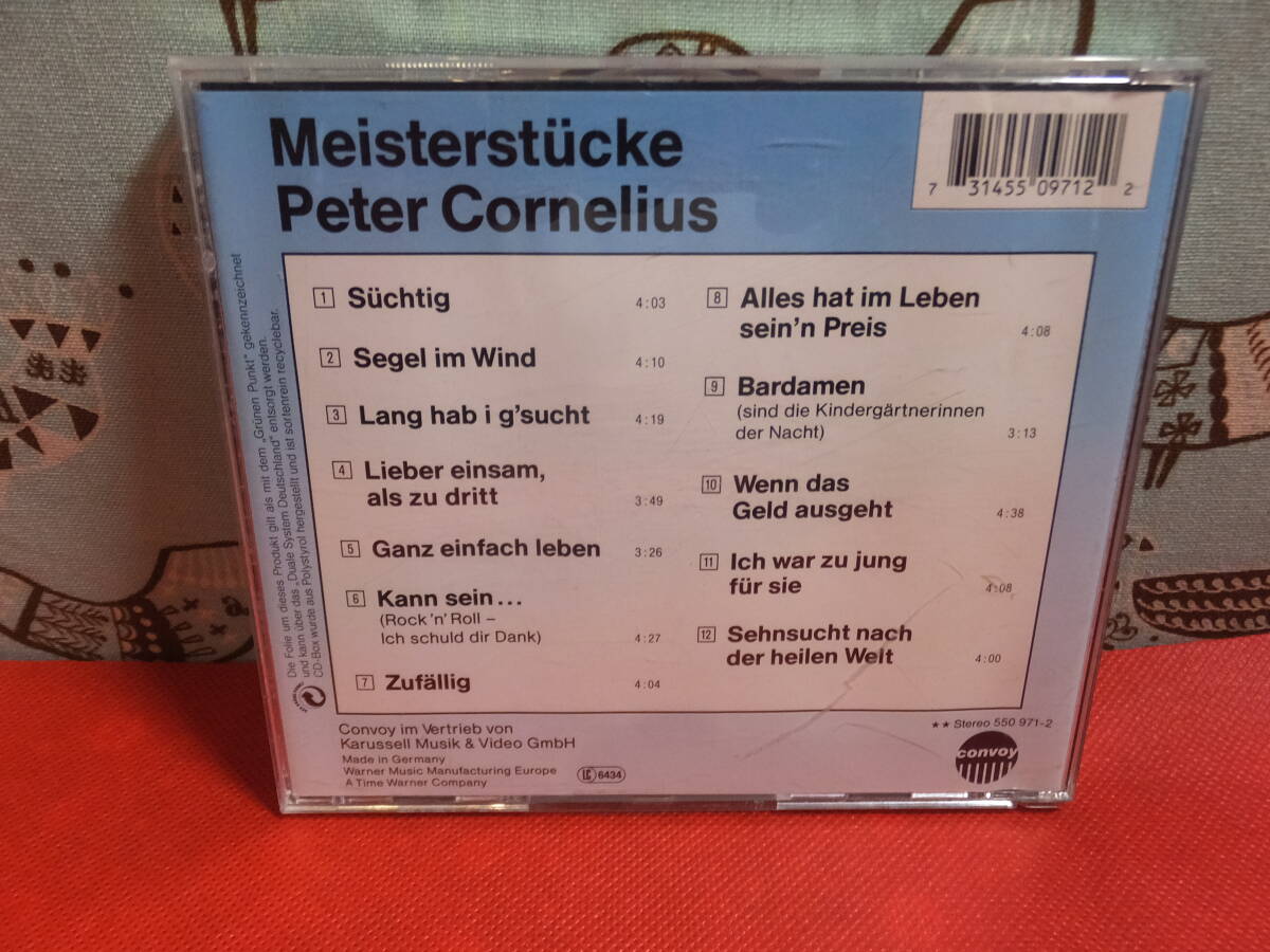 CD (輸入盤)　Peter Cornelius / Meisterstucke　コンピ盤　オーストリアのシンガーソングライター　中古_画像3