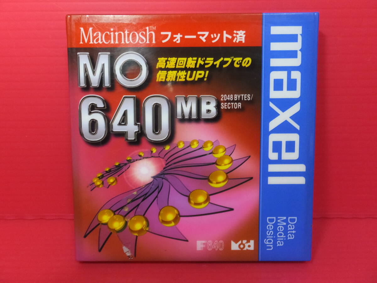 maxell Hitachi mak cell 3.5 type MO диск 640MB MA-M640.MAC.B1P Macintosh формат settled сделано в Японии нераспечатанный 