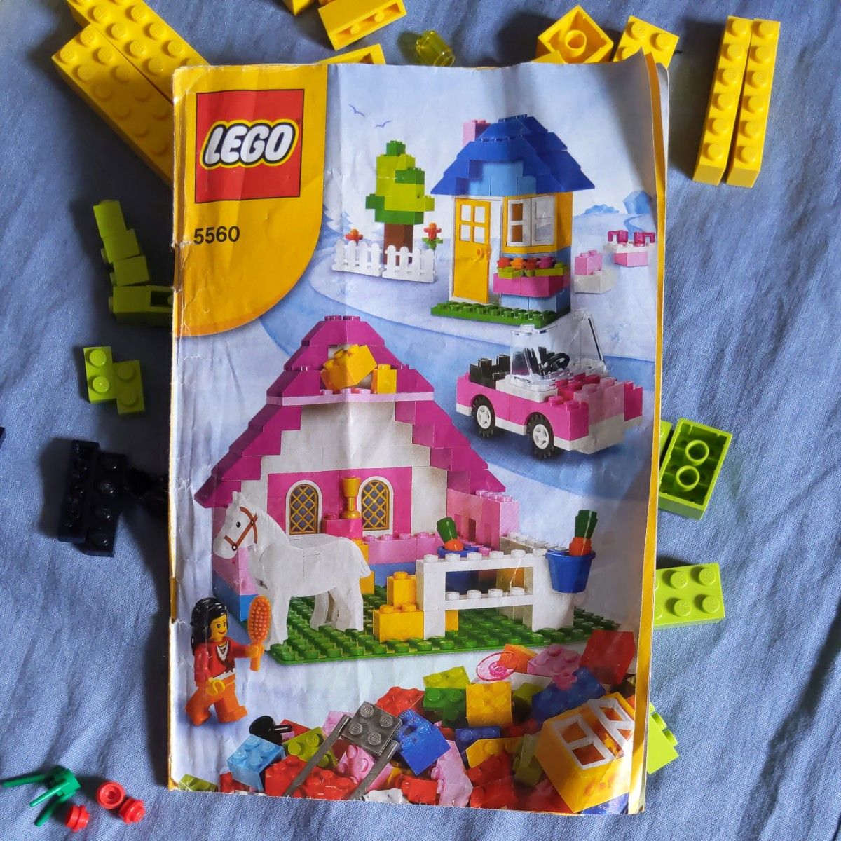 LEGO レゴ デュプロ ブロック基本セット5560 ☆ピンク・女の子・廃盤品・コンテナ