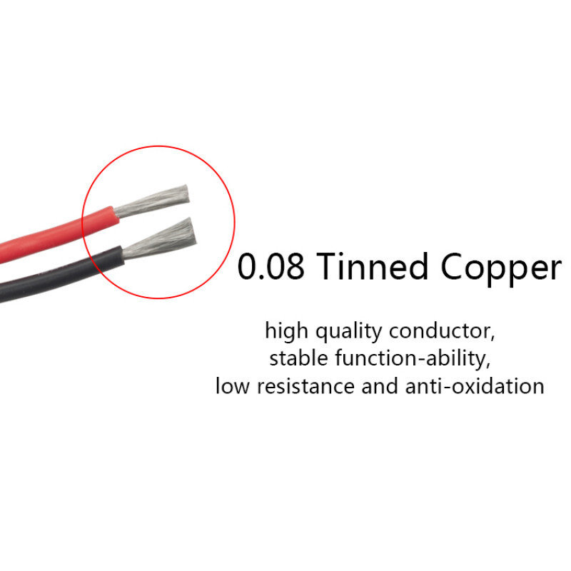 RJXHOBBY 5メートル 26AWG 黒 エクストラ ソフト シリコン ワイヤー ケーブル★ホビーショップ青空_画像3