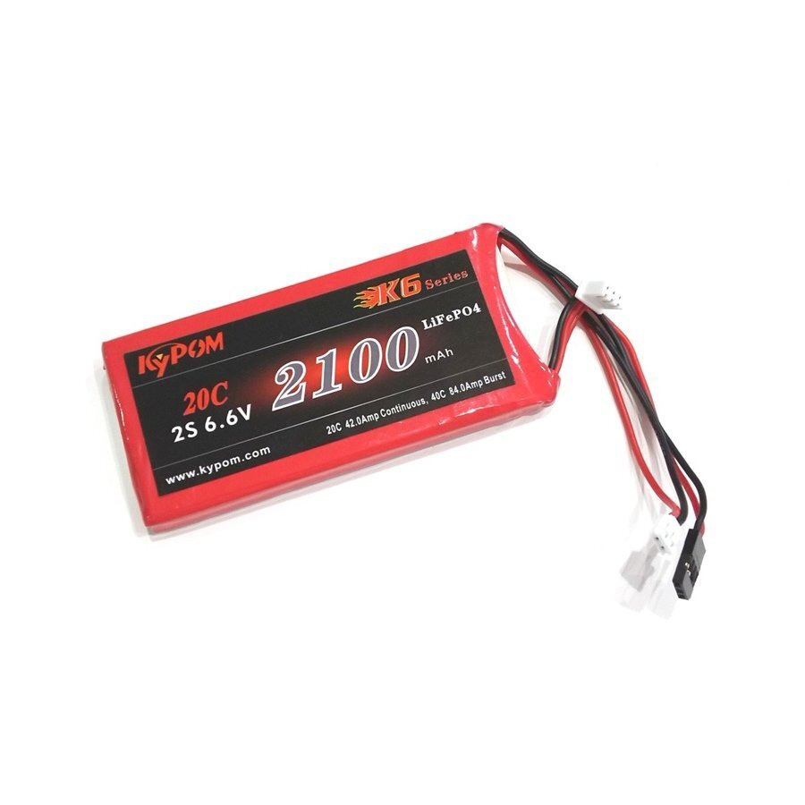 Kypom K6 6.6V 2100mAh 20C40C 平 リフェ バッテリー★ホビーショップ青空_画像1