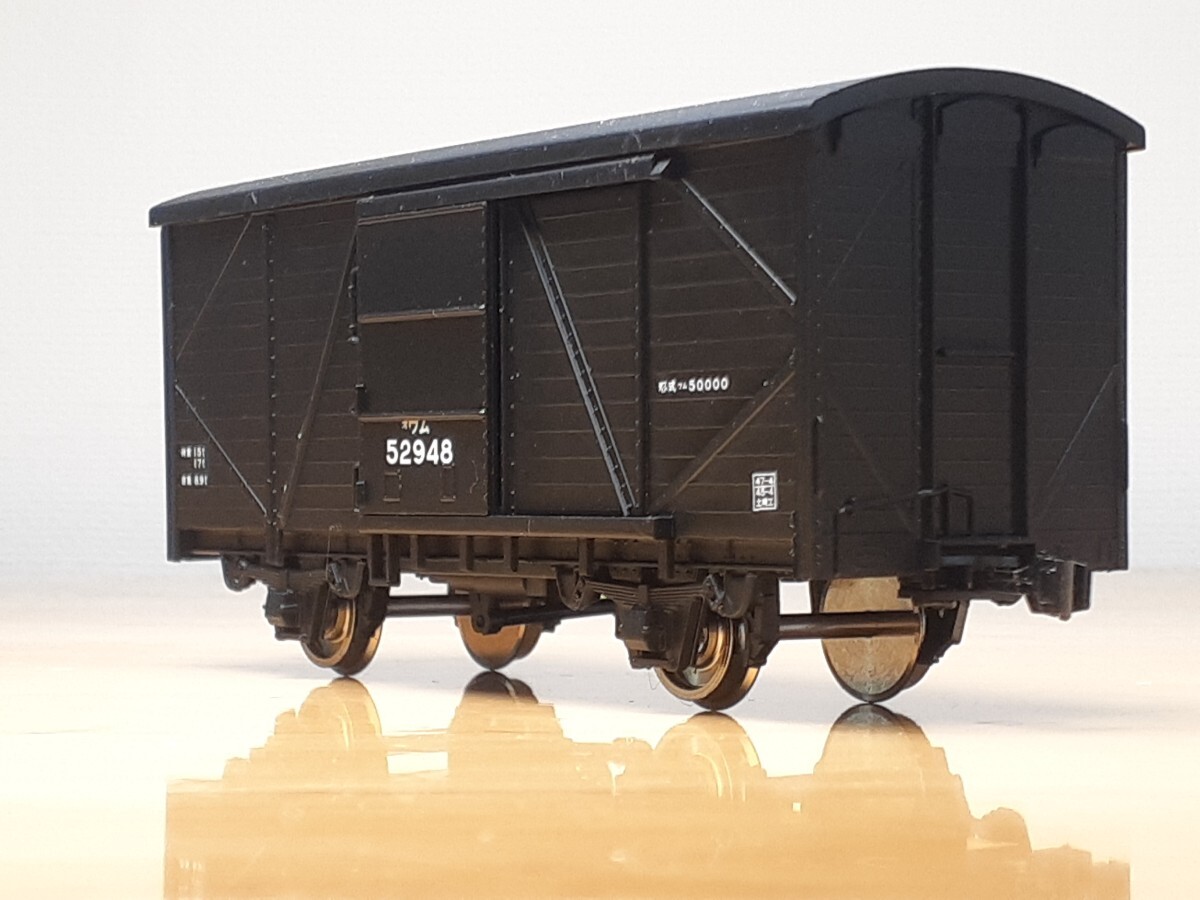 1円スタート1円～ジャンクHO ワム50000 精密加工品鉄道模型HOゲージ貨物列車黒貨車キット組み立てキット組立ての画像2