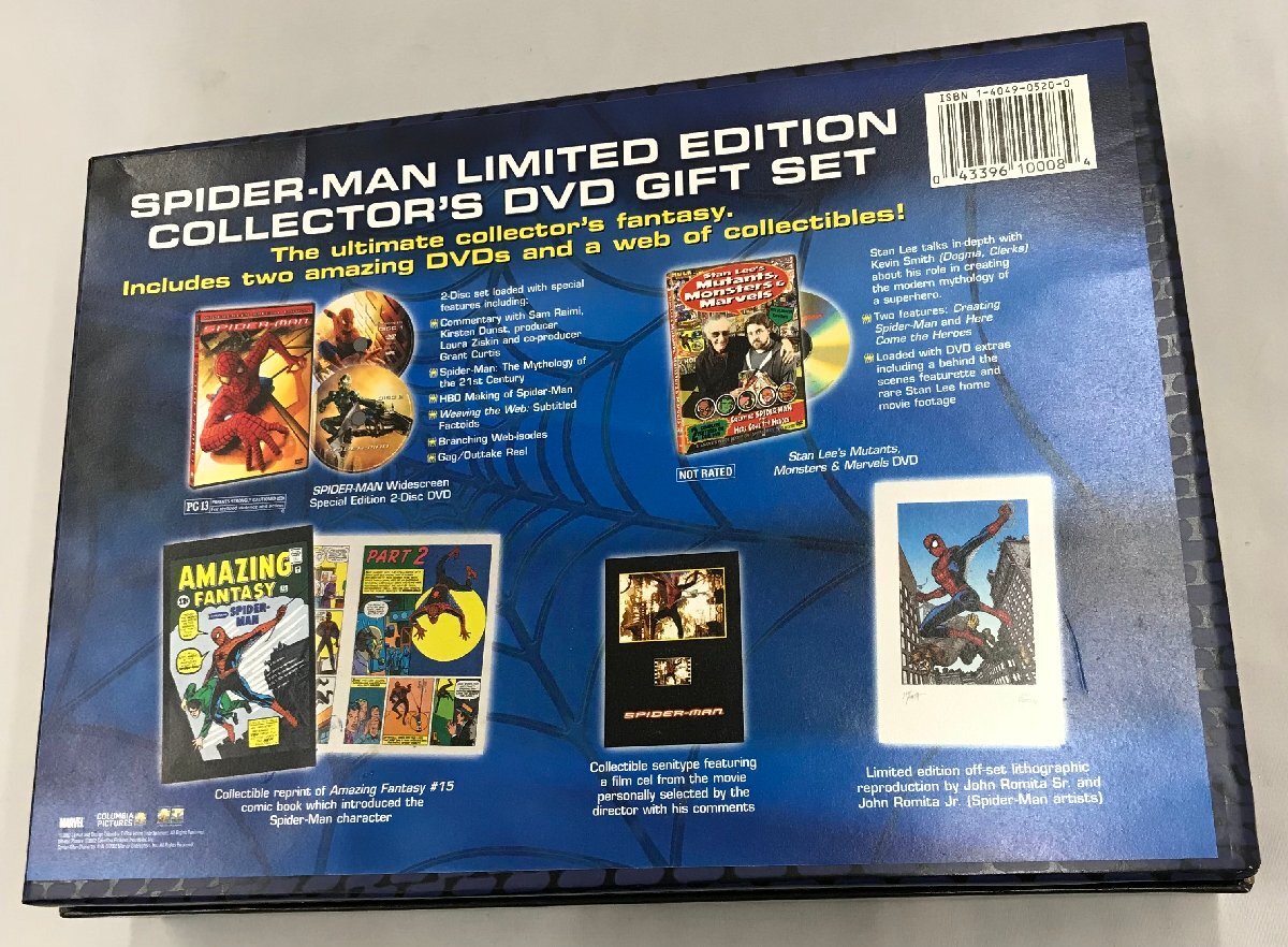 【未使用に近い】スパイダーマン コレクターズDVDギフトセット リミテッドエディション SPIDER-MAN (管理番号：059102) 80