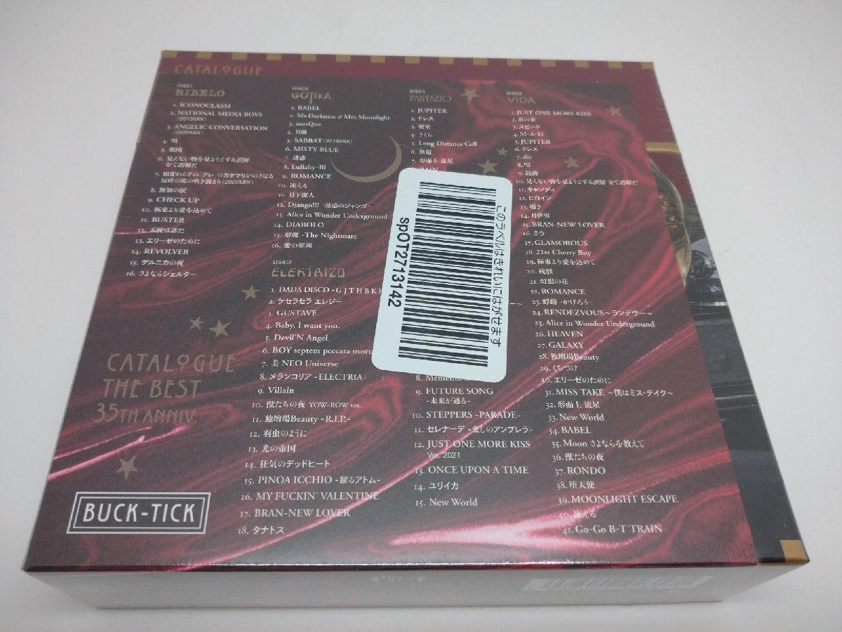 【未開封品】 BUCK-TICK CATALOGUE THE BEST 35th Anniversary Concept Best Album. 完全生産限定盤 5SHM-CD+Blu-ray（006169）の画像2
