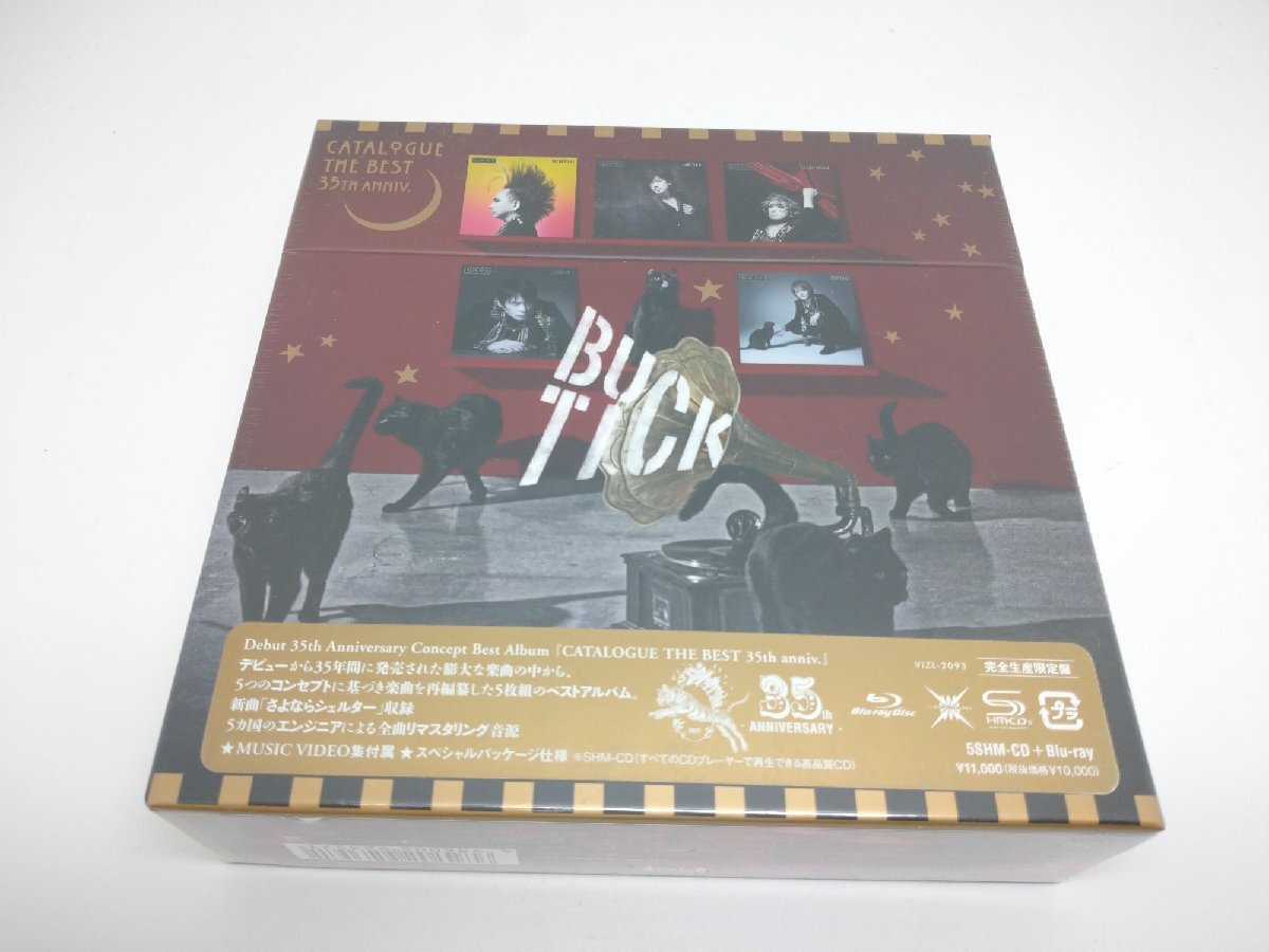 【未開封品】 BUCK-TICK CATALOGUE THE BEST 35th Anniversary Concept Best Album. 完全生産限定盤 5SHM-CD+Blu-ray（006169）の画像1