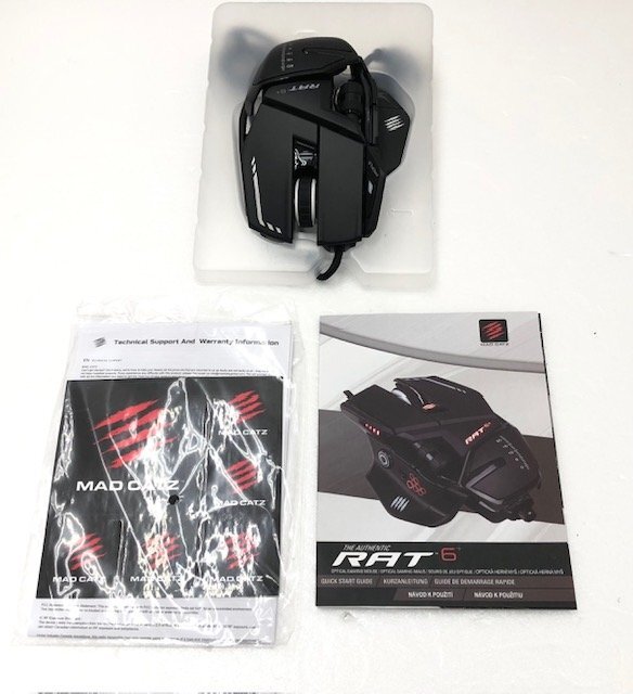 【中古品】 Mad Catz（マッドキャッツ） ゲーミングマウス R.A.T. 6+ ※動作確認済み (管理番号：060108）の画像6