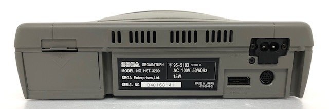 【ジャンク品】 SEGA（セガ） セガサターン HST-3200 ※通電確認済み (管理番号：060111）の画像6
