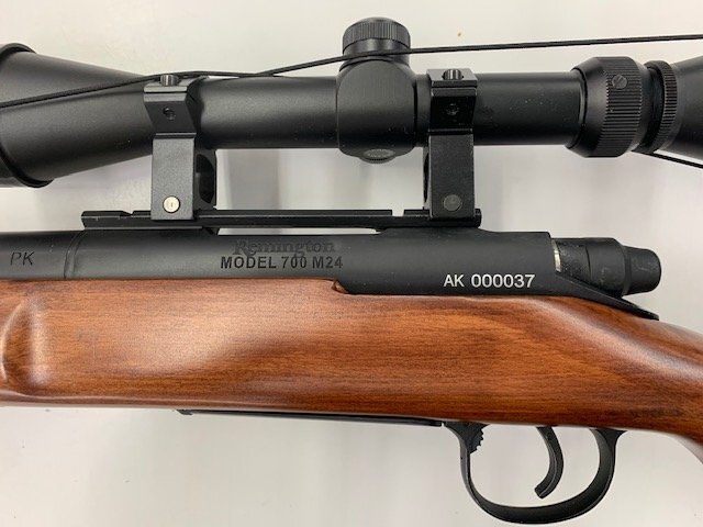 【中古品】Remington MODEL 700 M24  エアーコックガン ライフル AK000037 スコープ付き (管理番号：060111）の画像2