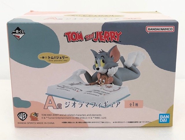 【未使用品】 BANDAI（バンダイ） 一番くじ トムとジェリー A賞 ジオラマフィギュア (管理番号：060111）_画像1