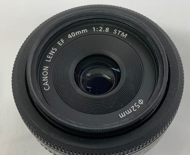 【中古品】Canon キャノン LENS EF 40mm 1:2:8 STM MACRO 0.3m/0.98ft パンケーキレンズ (管理番号：060109）の画像3