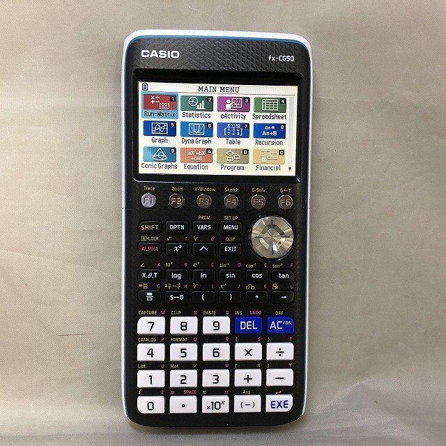 【中古品】CASIO(カシオ) fx-CG50 カラーグラフ関数電卓（管理番号：046108）の画像1