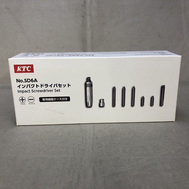 【未使用品】KTC (京都機械工具) SD6A インパクトドライバセット（管理番号：046111）の画像1