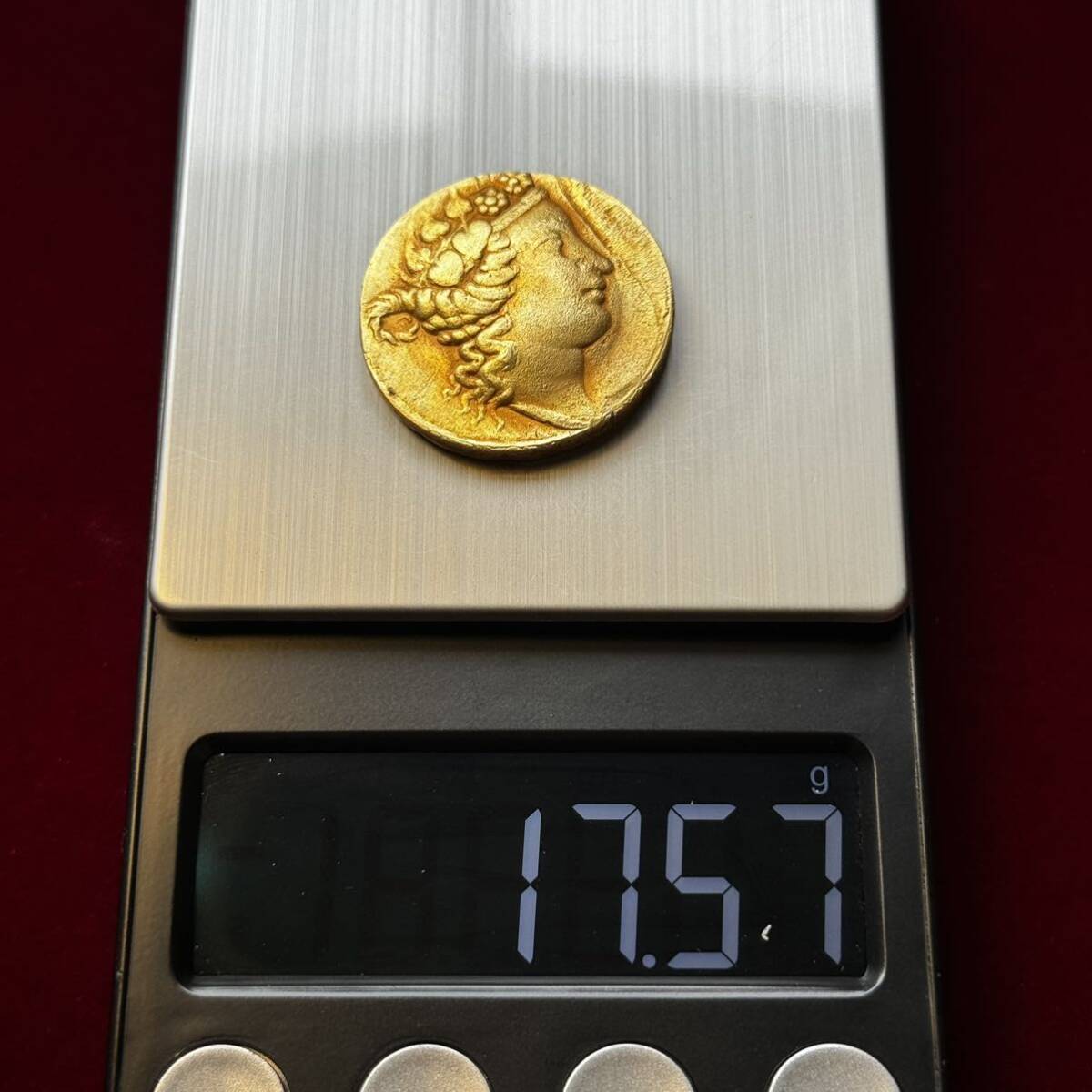 ギリシャ タソス島 硬貨 古銭 豊穣神 ワインの神 ディオニューソス 英雄ヘーラクレース ドラクマ コイン_画像6
