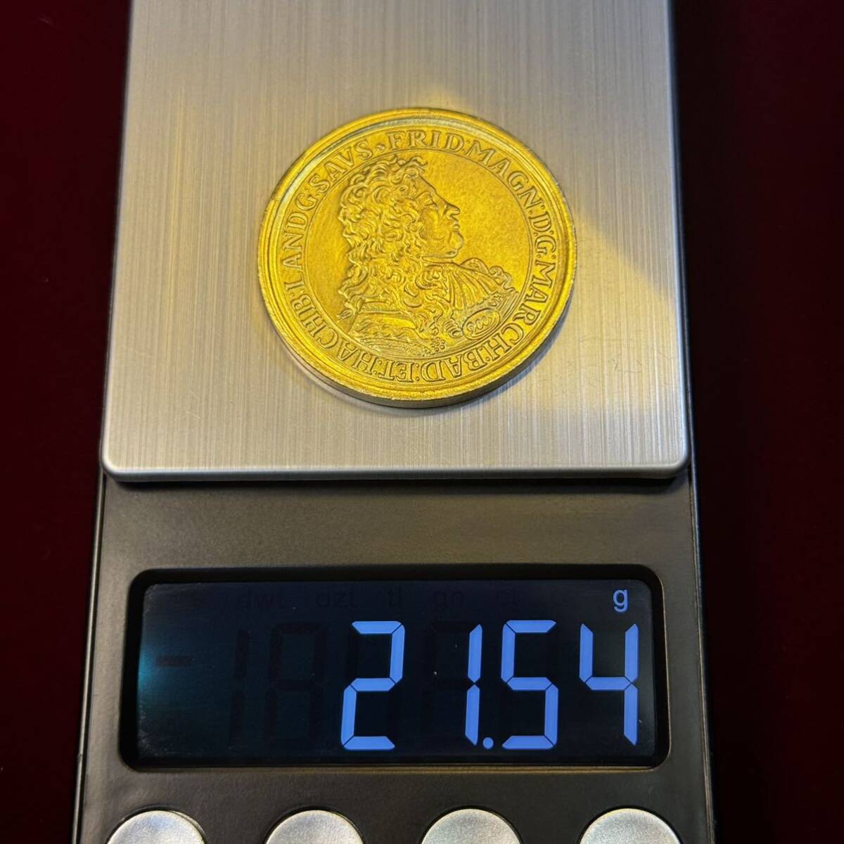 ドイツ 硬貨 古銭 クラフト 1681年 マーク 記念コイン ライオン 城 イノシシ クラウン コイン 金貨 海外硬貨 の画像6