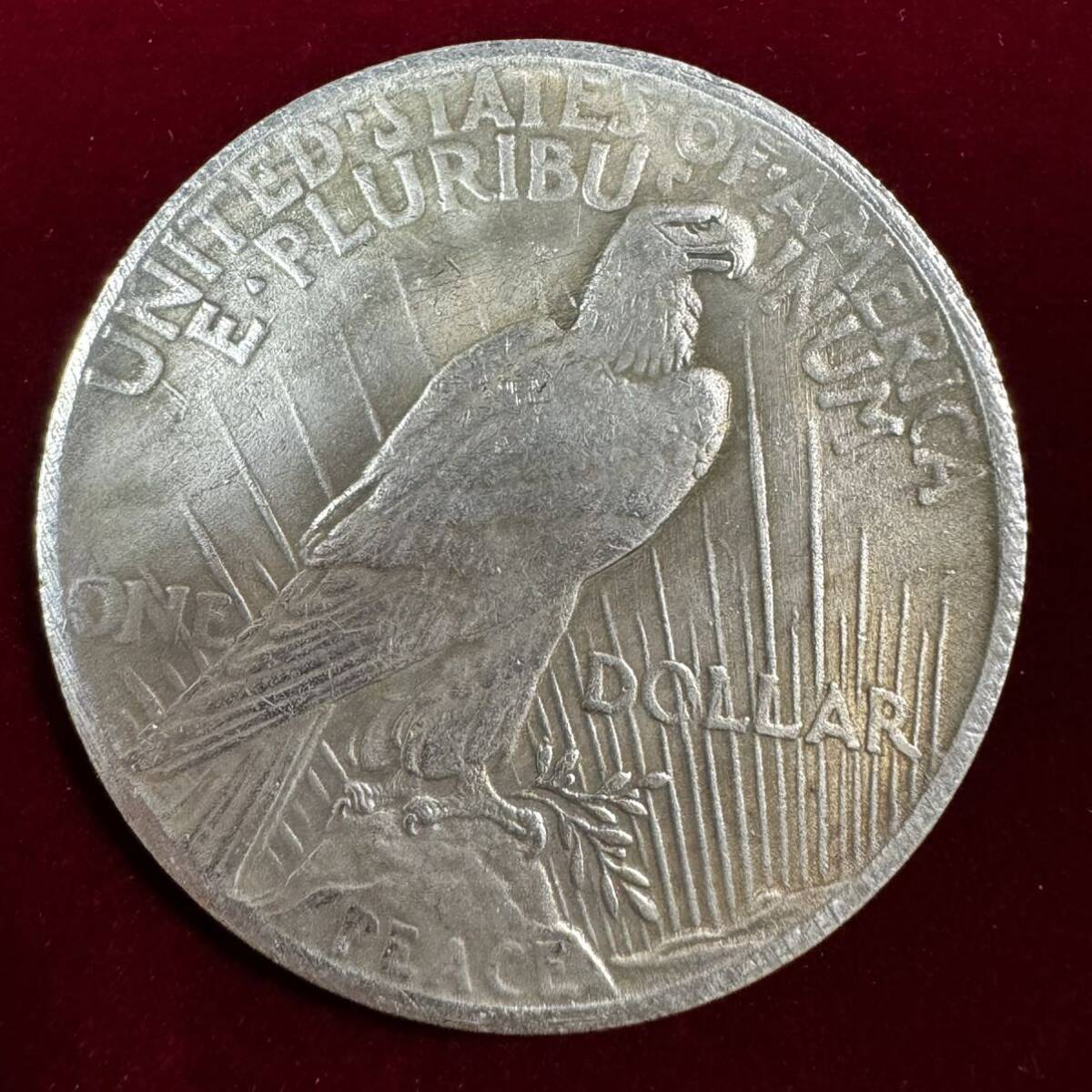 アメリカ 自由の女神 硬貨 古銭 1922年 リバティ クラウン イーグル 太陽 コイン 外国古銭 海外硬貨の画像2