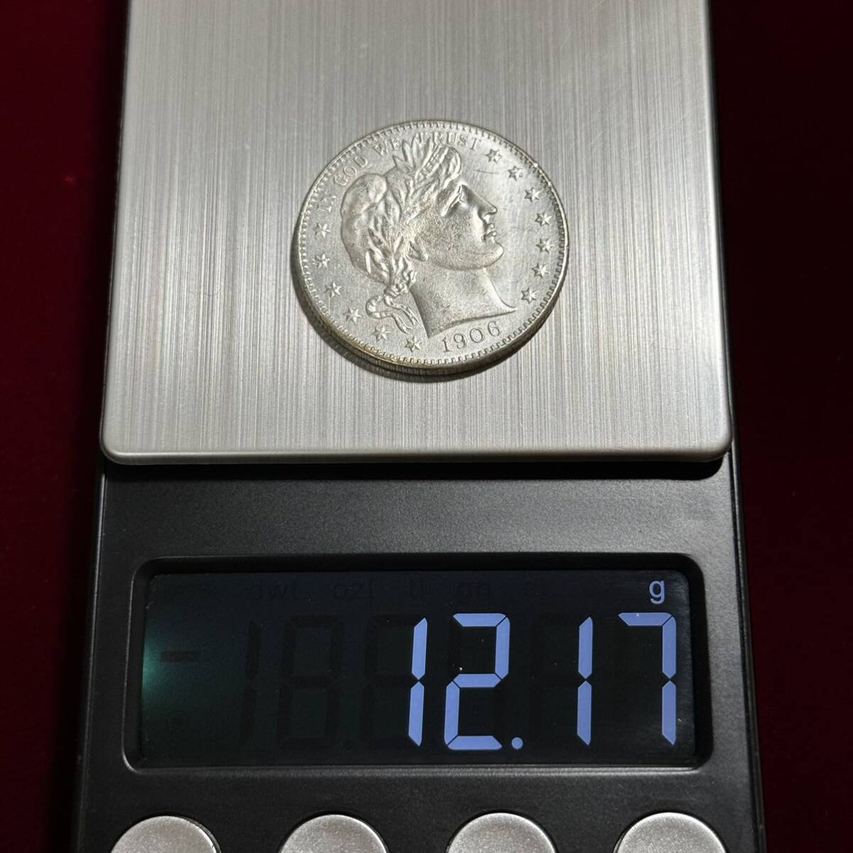 アメリカ 硬貨 古銭 エリス島 1906年 自由の女神 アメリカへの玄関口 松明 「新たな巨像」銘 記念幣 コイン 銀貨 外国古銭 海外硬貨の画像6