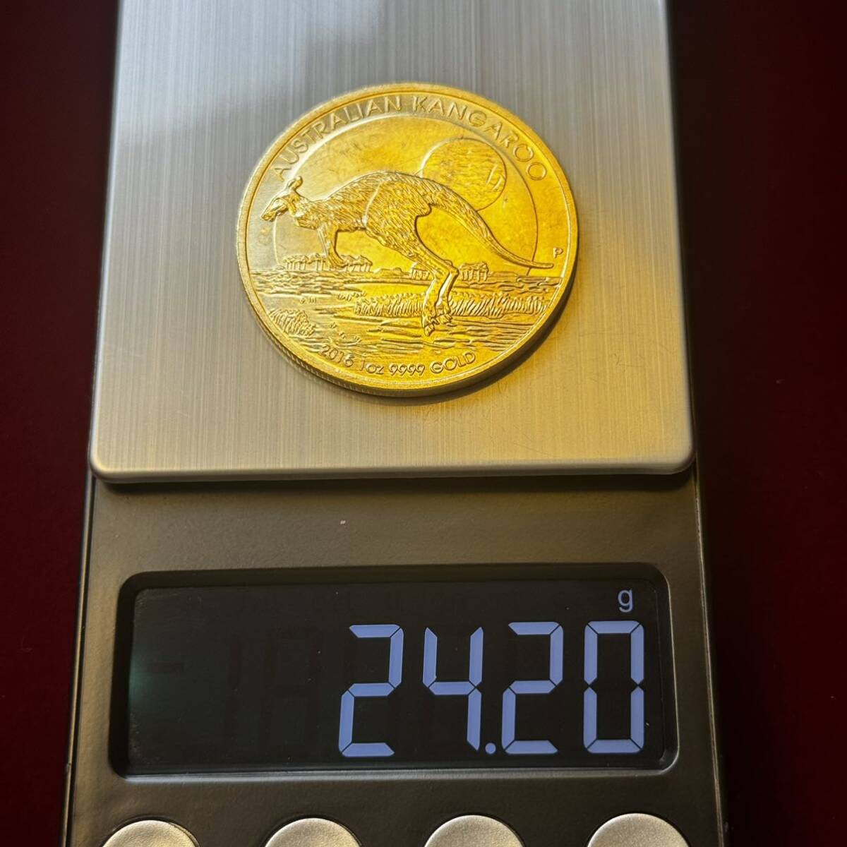 オーストラリア 硬貨 古銭 エリザベス2世 2015年 カンガルー 月光 記念幣 コイン 金貨 外国古銭 の画像6