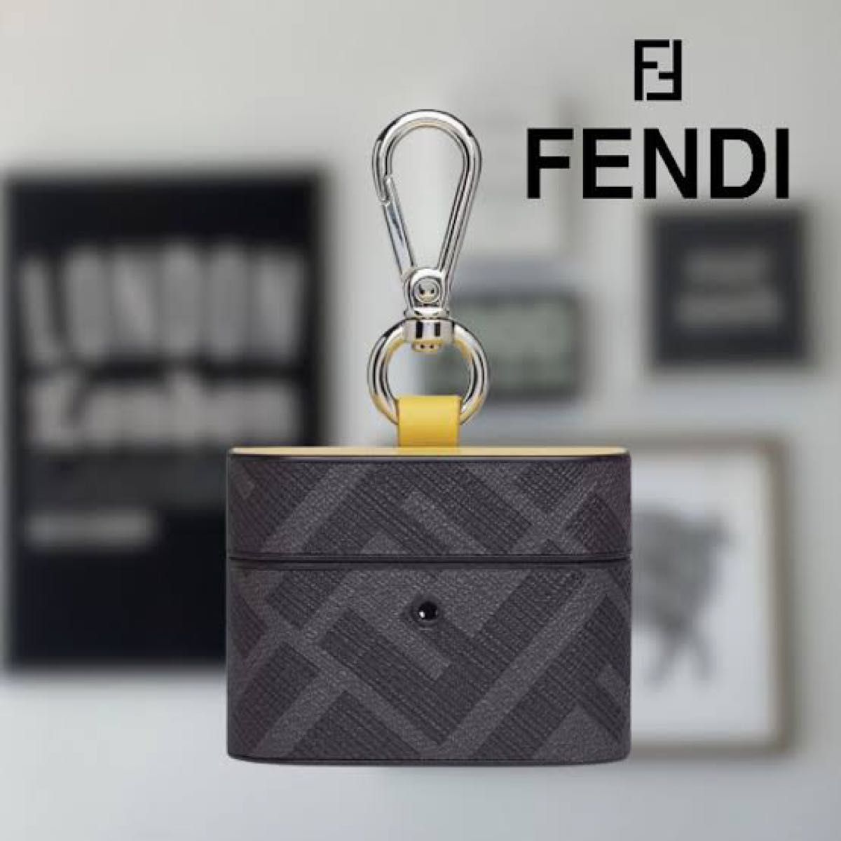 FENDI エアーポッズプロケース FFモチーフ イタリア製 AirPods FENDI エアーポッズプロケース FFモチーフ イタリア製 AirPods