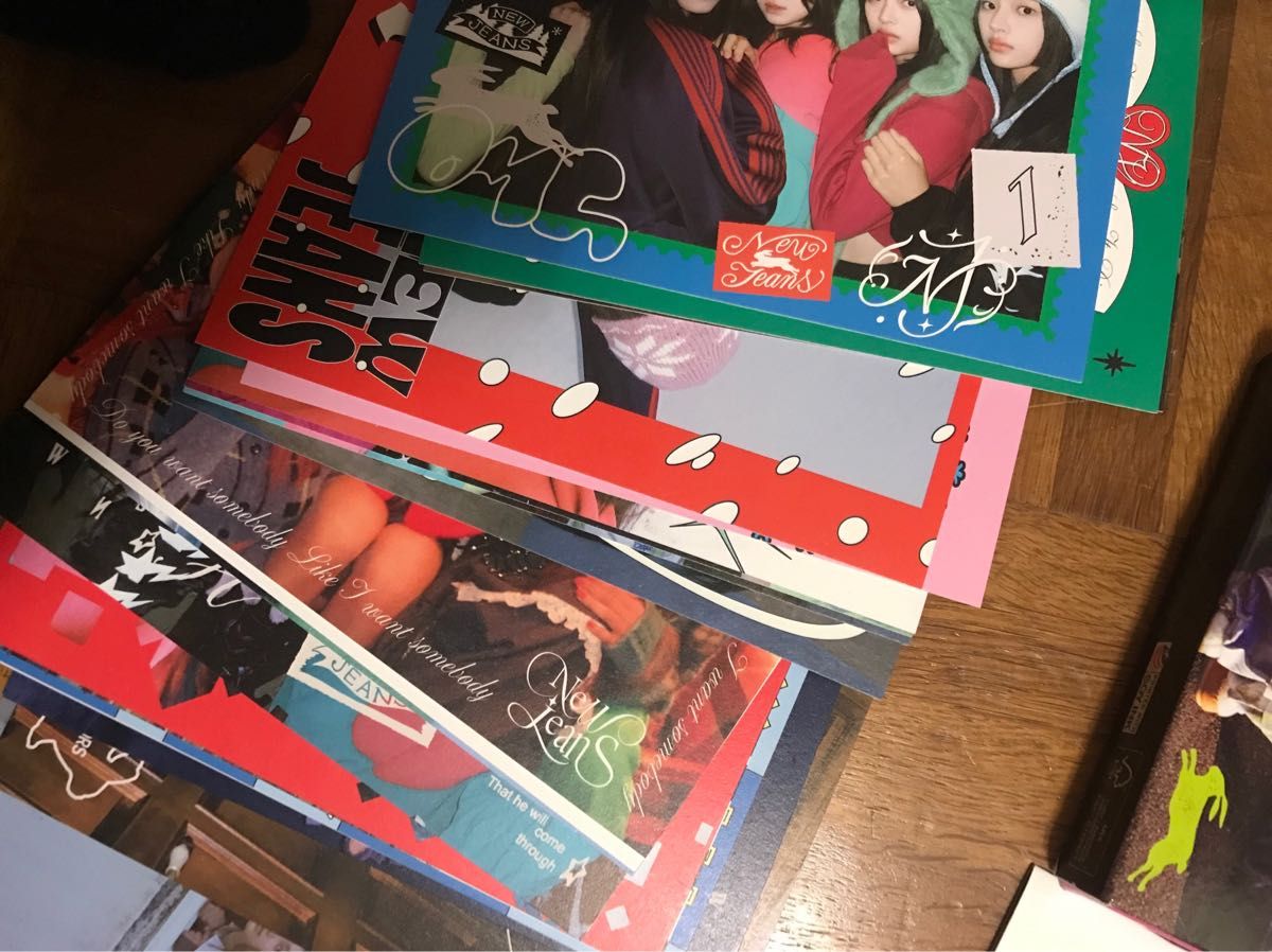 NEW JEANS OMG Ditto シングル アルバム ポストカード CD K-POP ニュージーンズ 写真集 セット