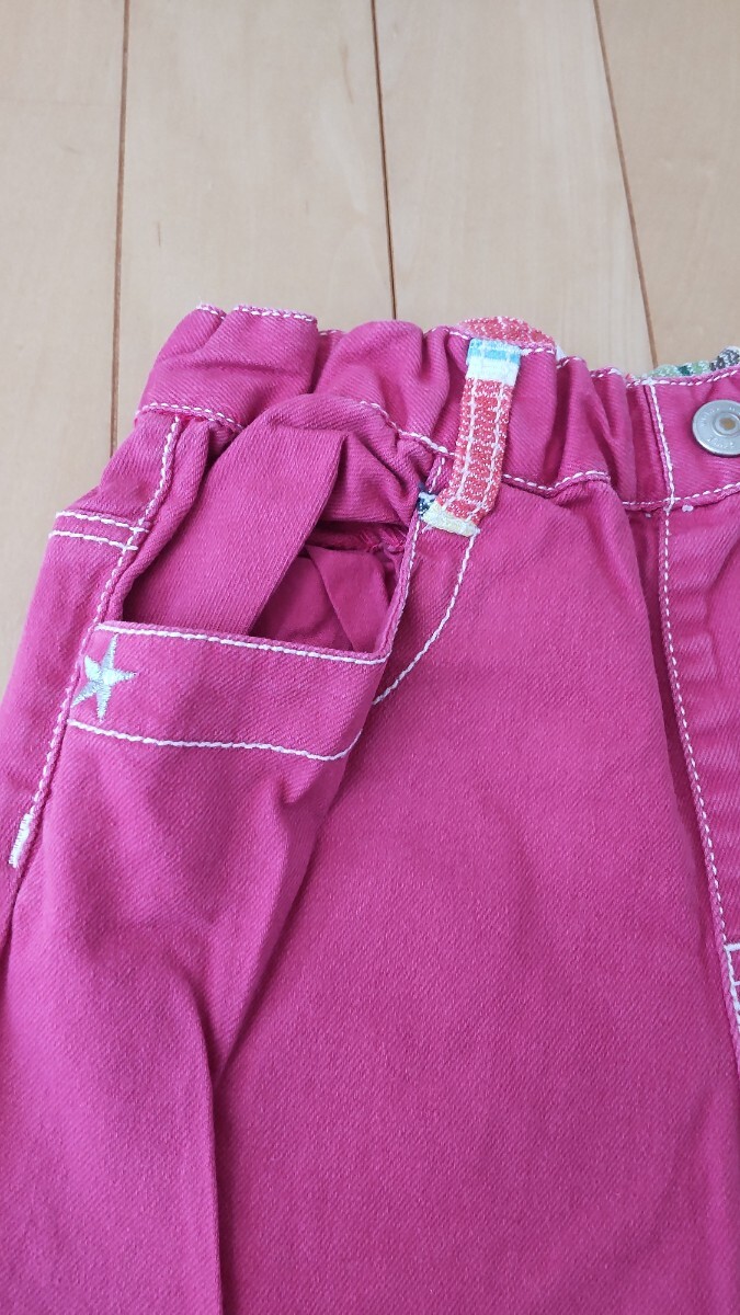 ジャンクストア デニム カラージーンズ デニムパンツ 130サイズ ピンク 試着のみ 男の子 カッコいい ジーパン_画像4