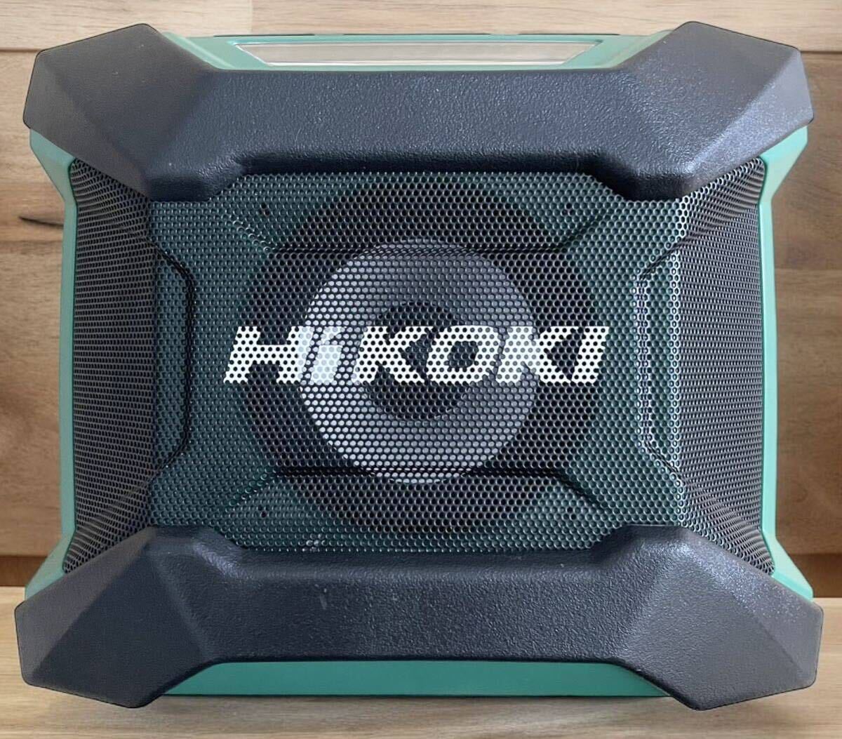 【動作確認済】HiKOKI ハイコーキ コードレスラジオ UR18DA  18Vバッテリー（BSL1850）付  Bluetooth搭載 ACアダプターなしの画像6