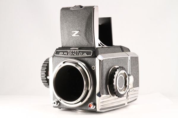 ★訳あり品★ゼンザブロニカ ZENZA BRONICA S2 ボディ フィルムバック付★部品取り用 希少★97650の画像1