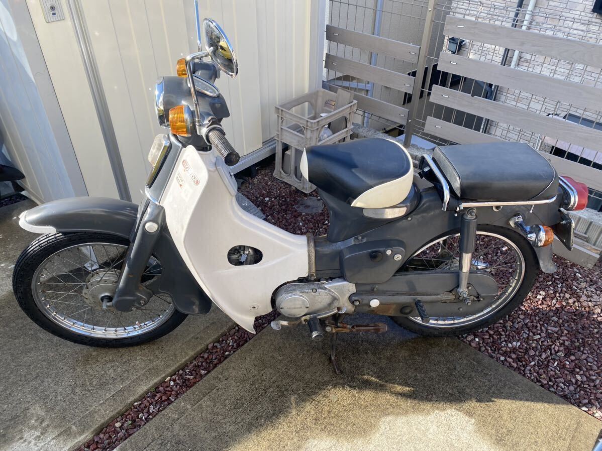 ホンダ スーパーカブ 行灯カブ 70cc レア 走行可能の画像1