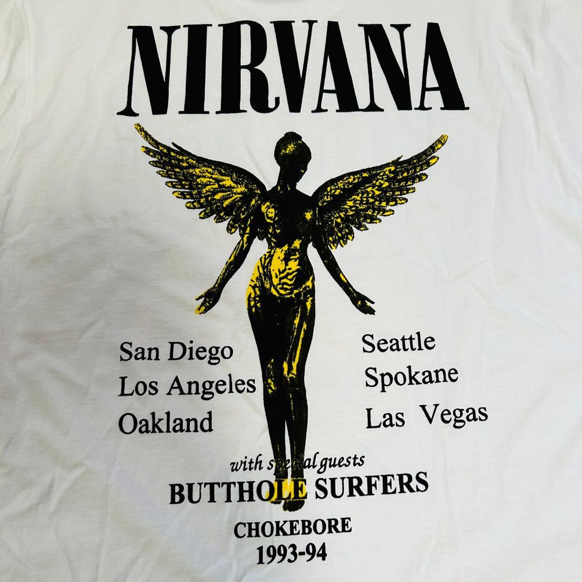 木村拓哉 着用 NIRVANA ニルヴァーナ 古着Tシャツ 古着 バンドTシャツ キムタク カートコバーン 90s ビンテージ