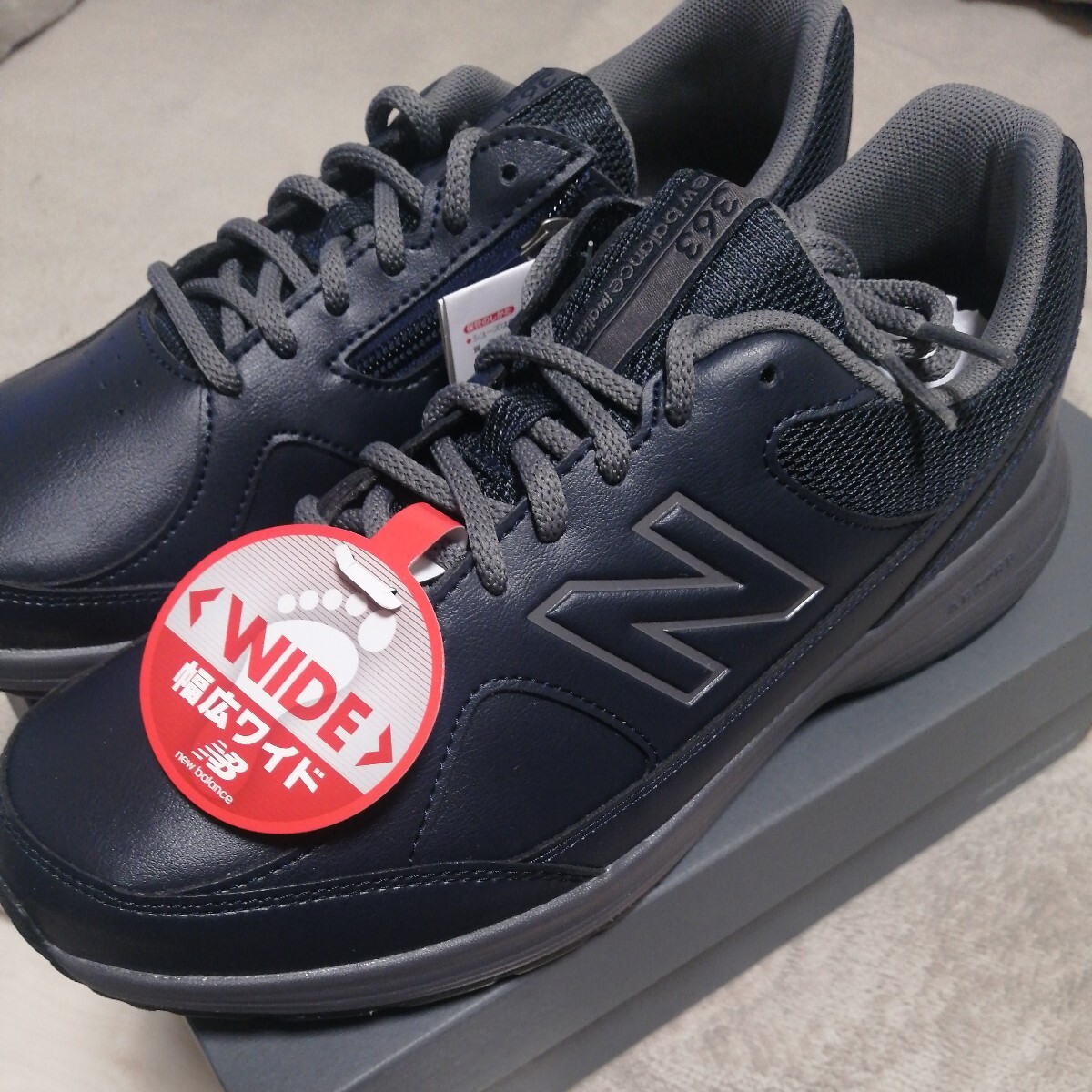 ニューバランス NEW BALANCE MW363NG7 27.0cm ワイド 4E ウォーキングシューズ ネイビー 未使用 新品 の画像1