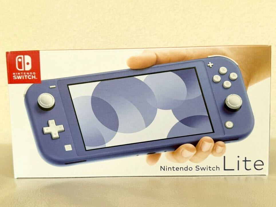 Nintendo Switch Lite☆スイッチライト ブルー 付属品完備★新品・未使用・未開封 店舗印ありの画像1