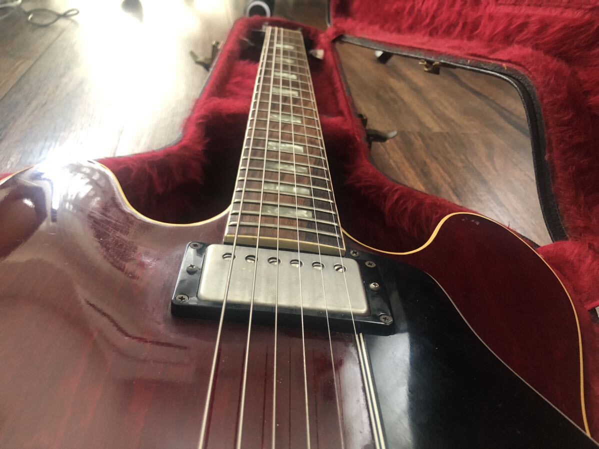 Gibson 1981 ES-335 TD Wine Red original HC attaching 