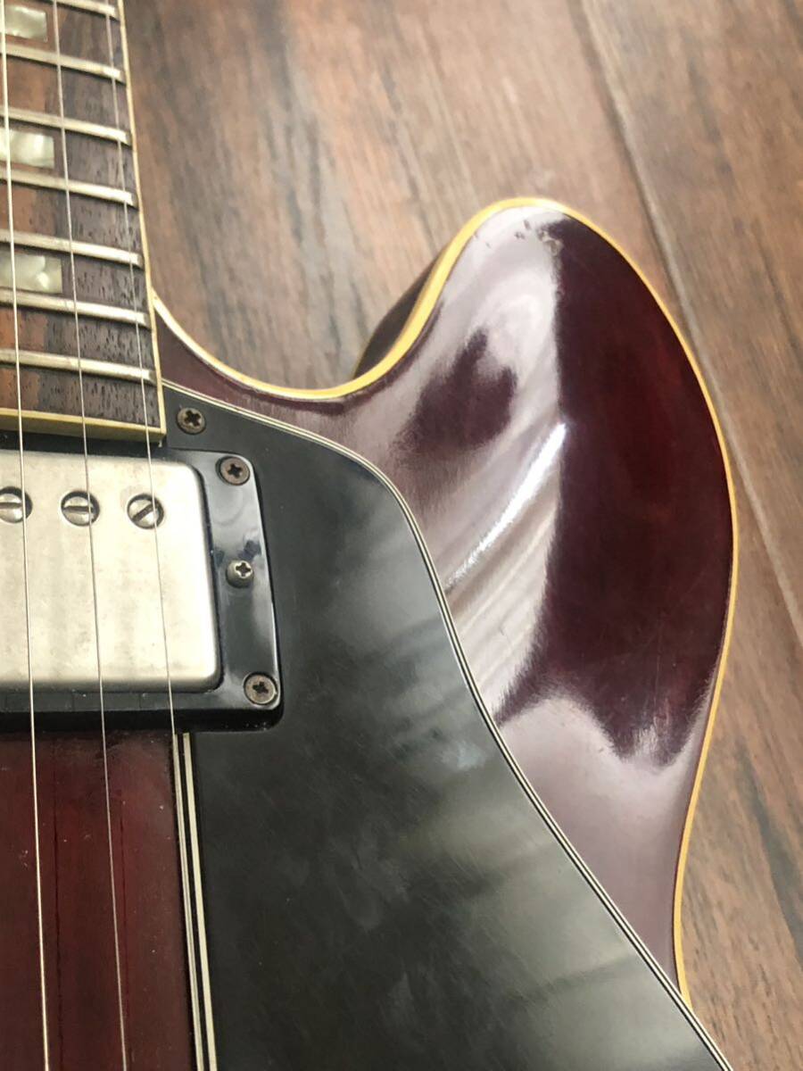 Gibson 1981 ES-335 TD Wine Red original HC attaching 