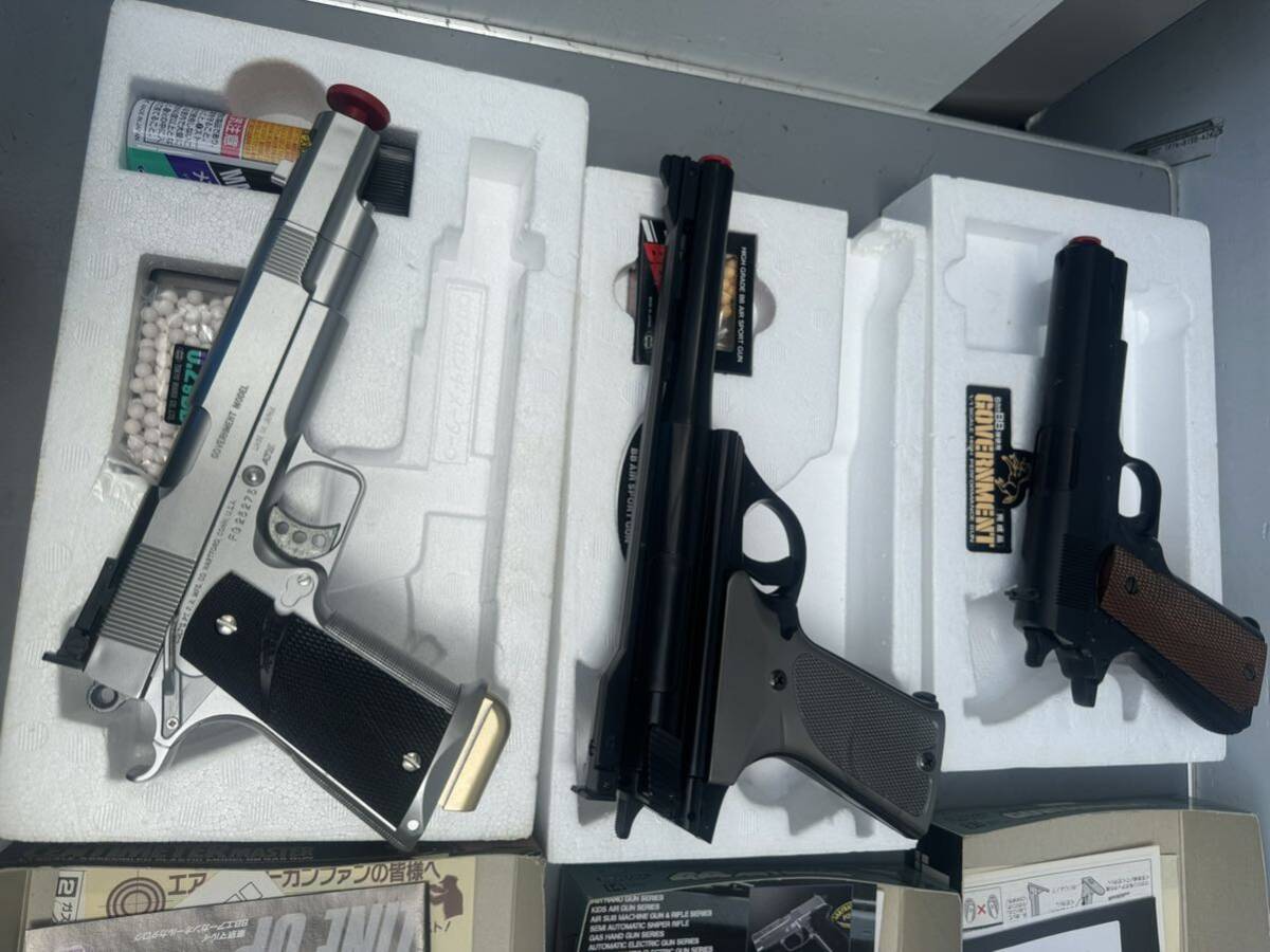 中古美品　（ガス銃AIRSOFGUN）（44オートマグ）コルトM1911A1ガバメント）3点セット_画像4