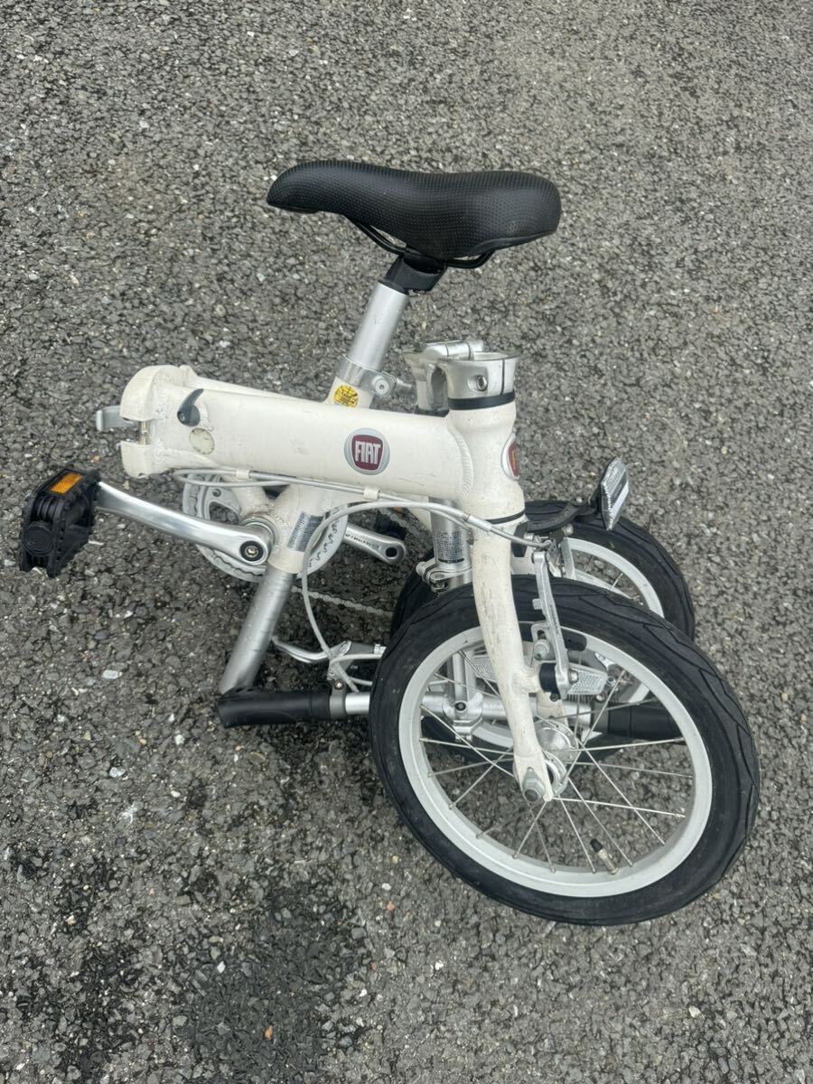 中古品 フィアット/FIAT/小径折りたたみ自転車△14インチ 14X1.75の画像7