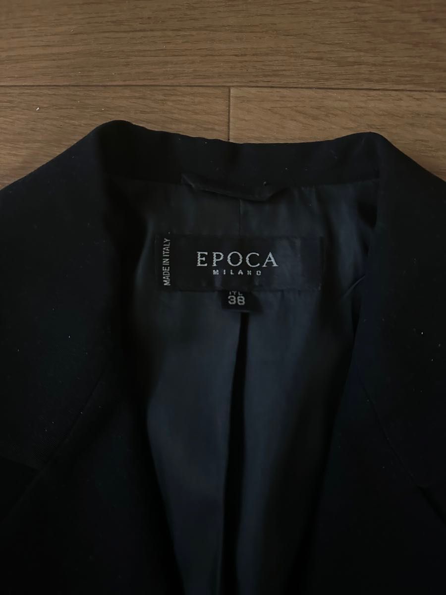 EPOCAエポカ　1ボタン　ジャケット　黒　38