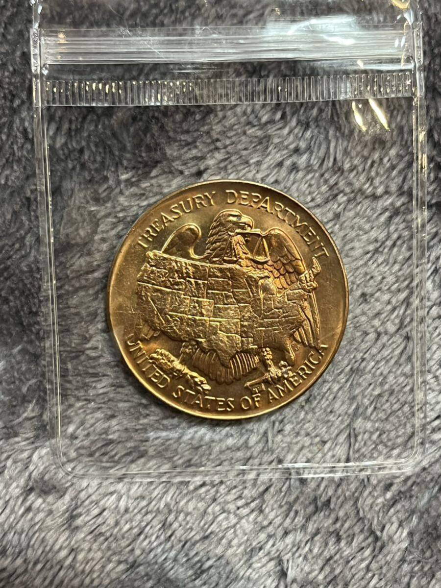 『雑貨販売』アメリカ サンフランシスコ造幣局 財務省 記念カリフォルニアメダルの画像1