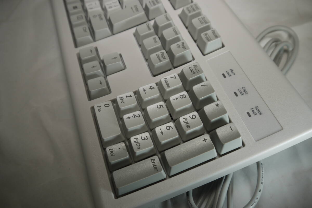 純正新品 NEC KB-1776 PS2接続 有線 日本語キーボード JP配列 ホワイト マウス セット 新品未使用の画像7