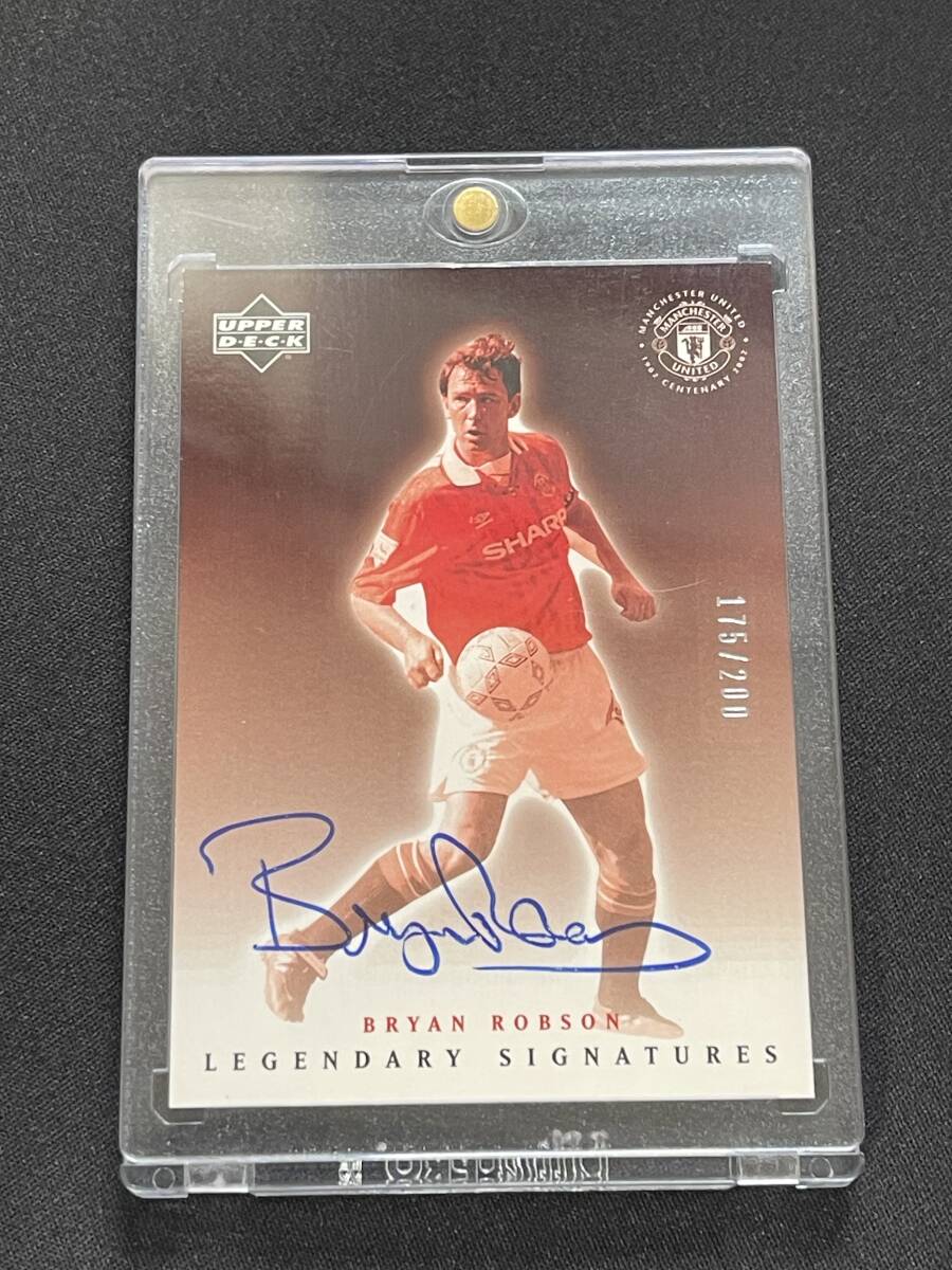 Bryan Robson（ブライアン・ロブソン）【2002 Upper Deck Manchester United】Legendary Signatures Auto #/200の画像1