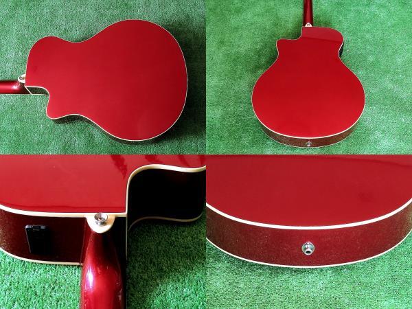 即決 YAMAHA APX500Ⅱ 軽量エレアコギター 良音チューナー搭載ヤマハ製エレクトリックアコースティックギター 赤色 新品アコギ用ケース付属の画像8