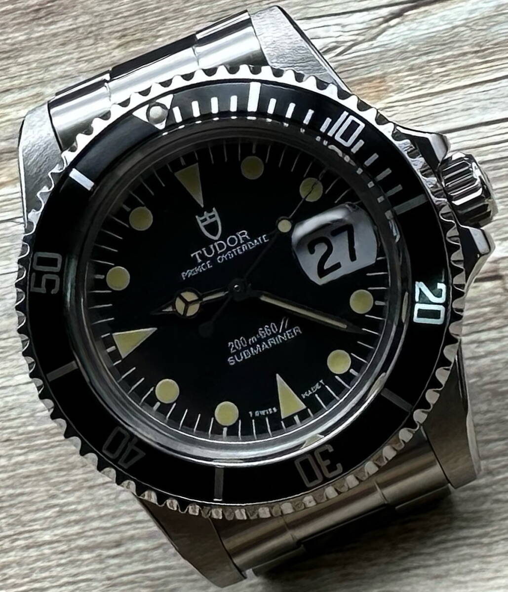 TUDOR ヴィンテージカスタム Ref.79090 サブマリーナ OH済 TUDOR専用ブレス+5連ジュビリーブレス付 歩度良好！！の画像2