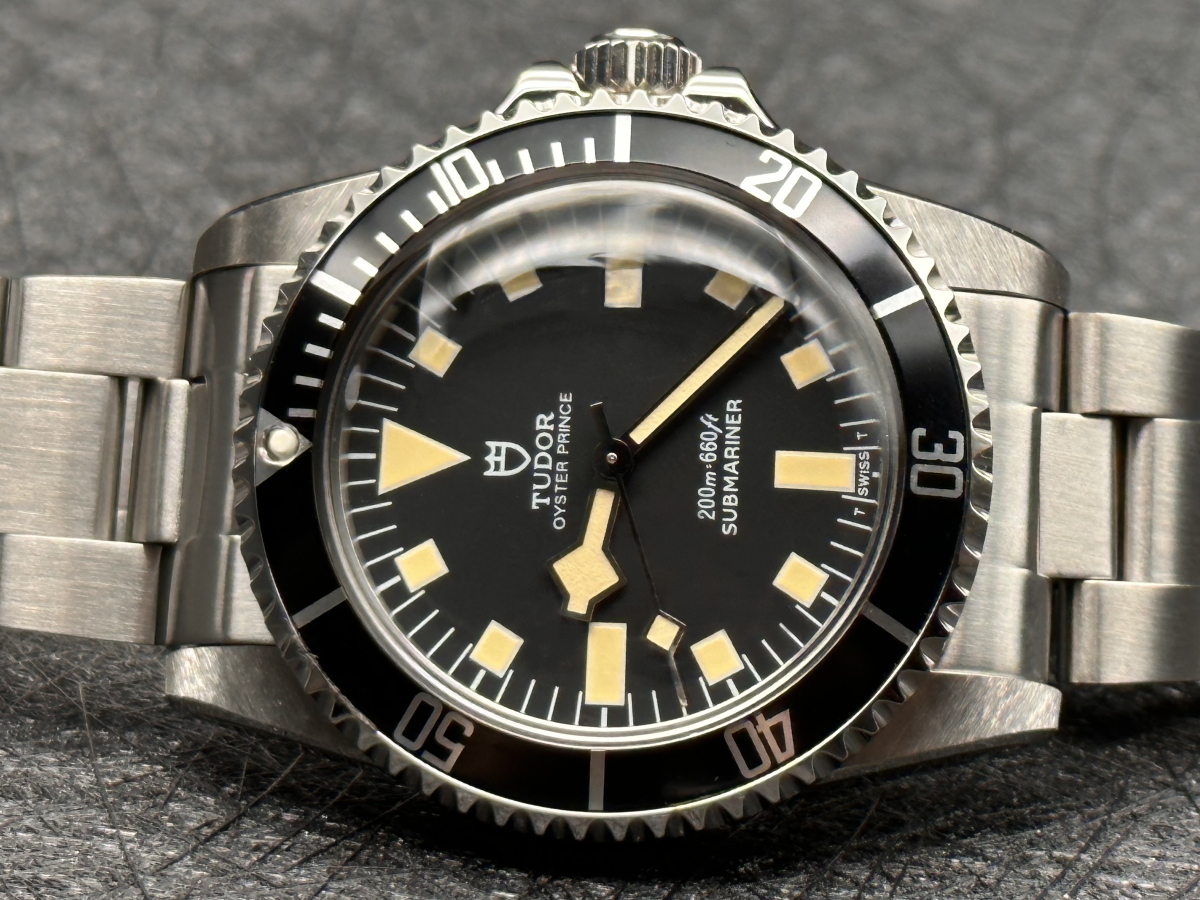 TUDOR ヴィンテージカスタム Ref.9401/0 スノーフレーク / イカサブベース OH済 サブ専用ブレス 精度良好！！の画像4